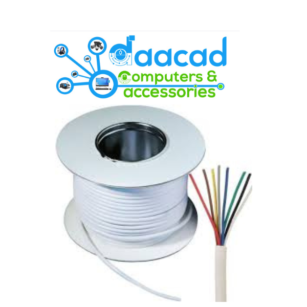 4 Core Alarm Cable White